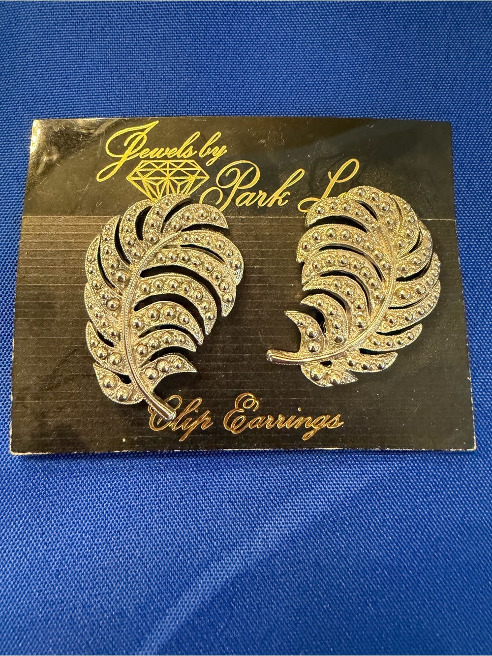 Park Lane Silver Feather Statement Clip-On Earrings New